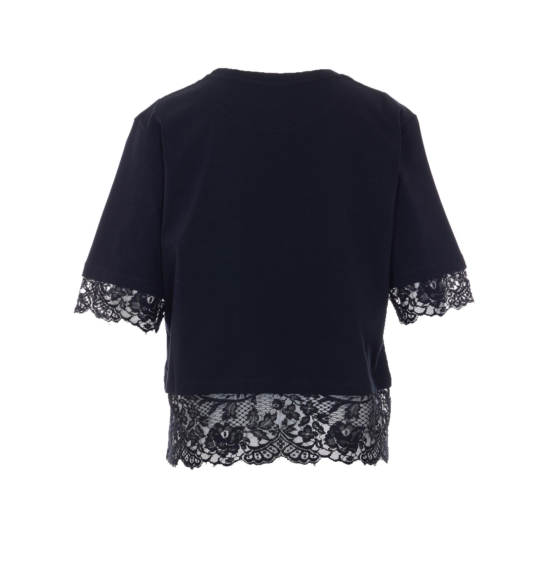 alexander mcqueen t-shirts and polos black cotton - women