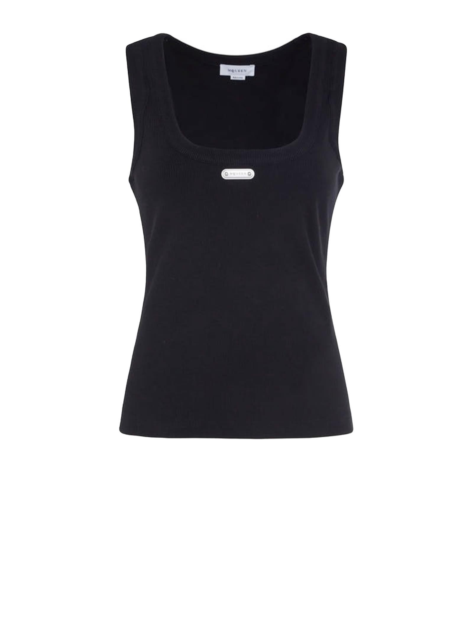 alexander mcqueen t-shirts and polos black