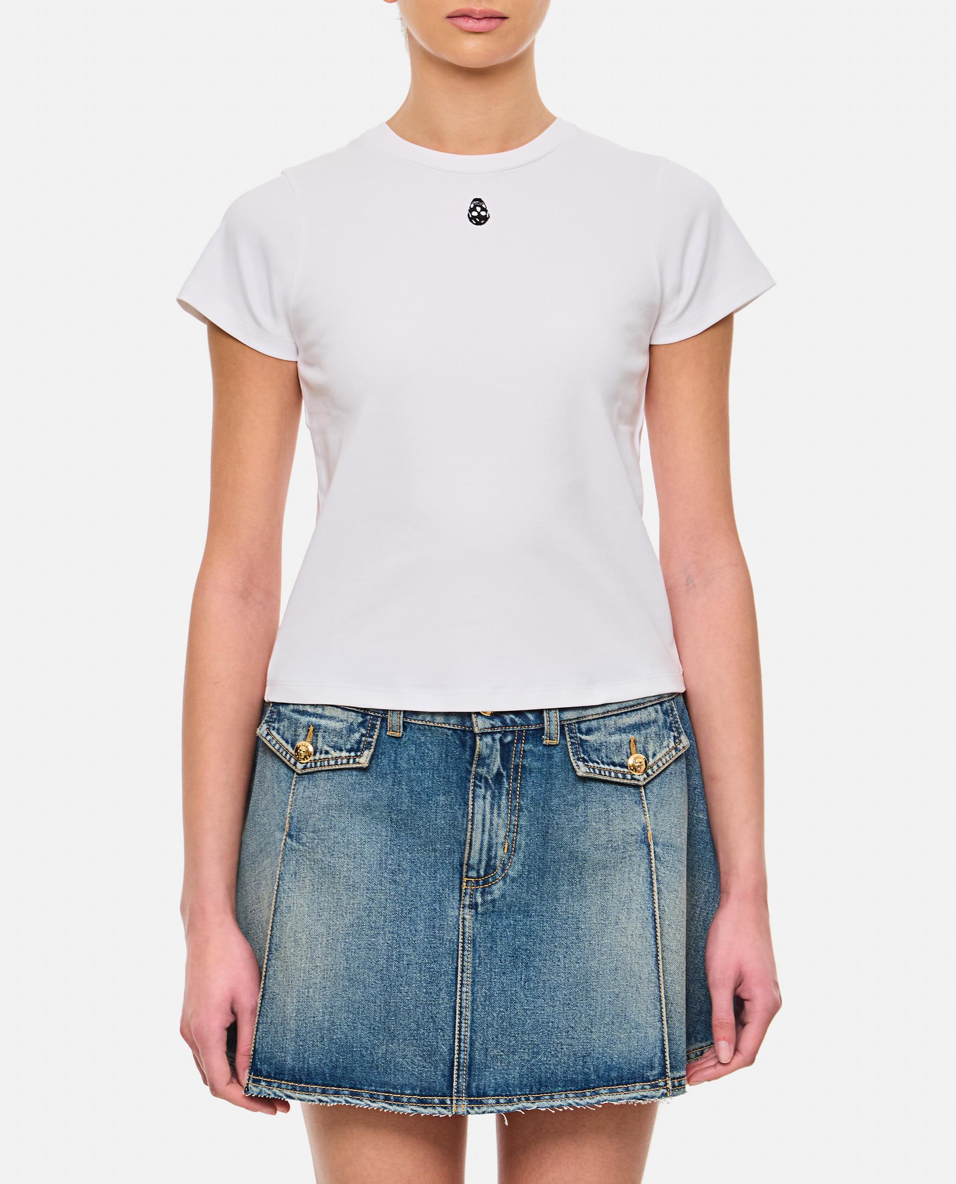 alexander mcqueen t-shirts and polos white - women