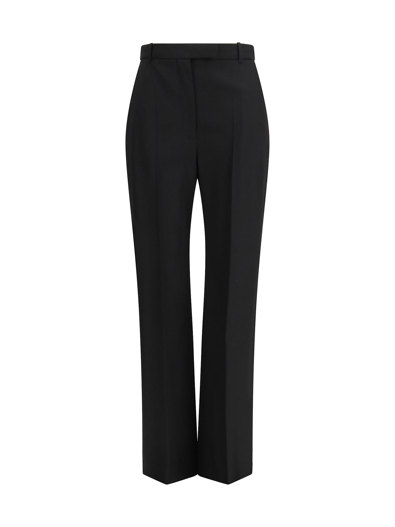 alexander mcqueen tailored cotton trousers