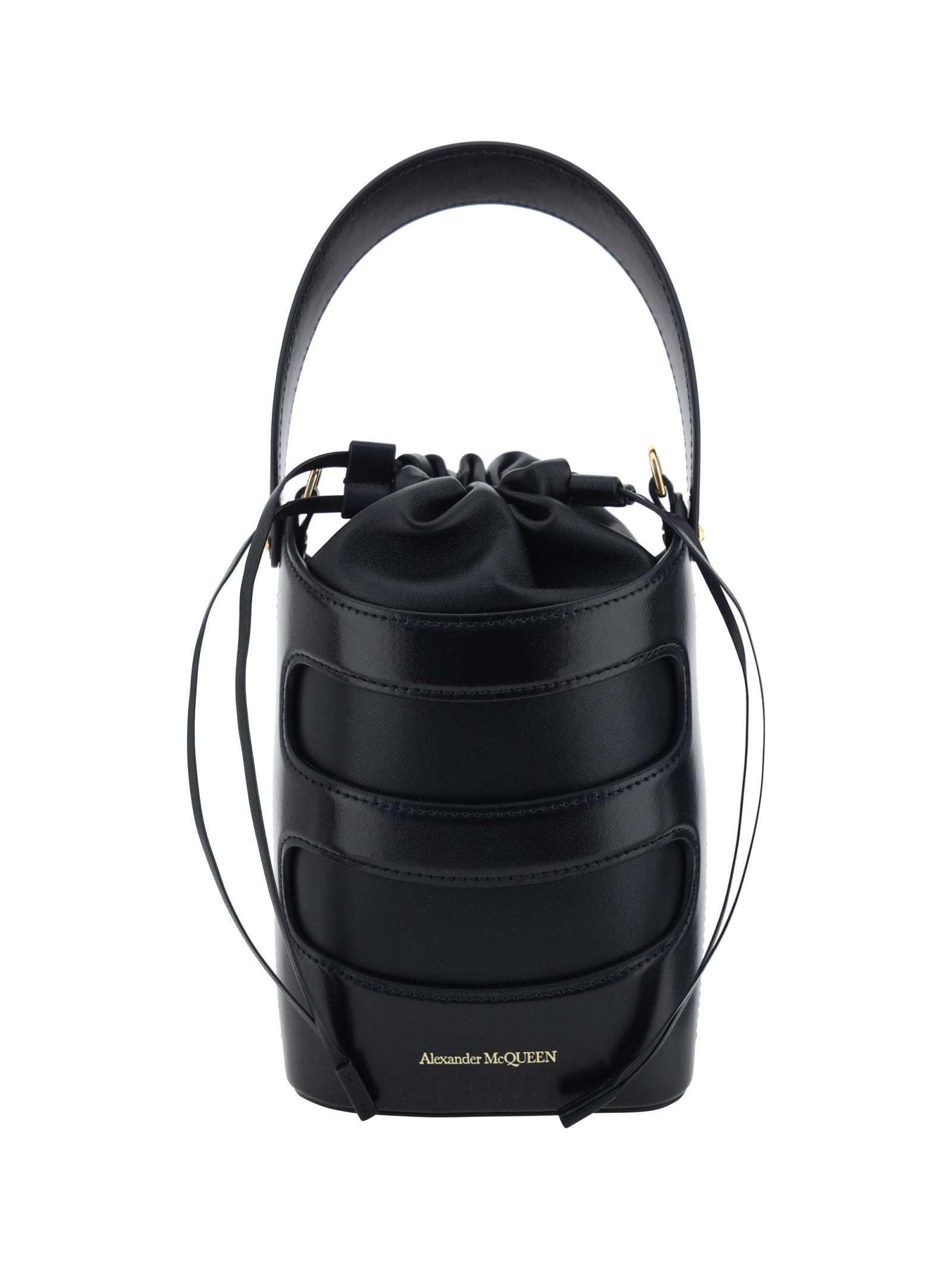 alexander mcqueen the rise mini bucket bag
