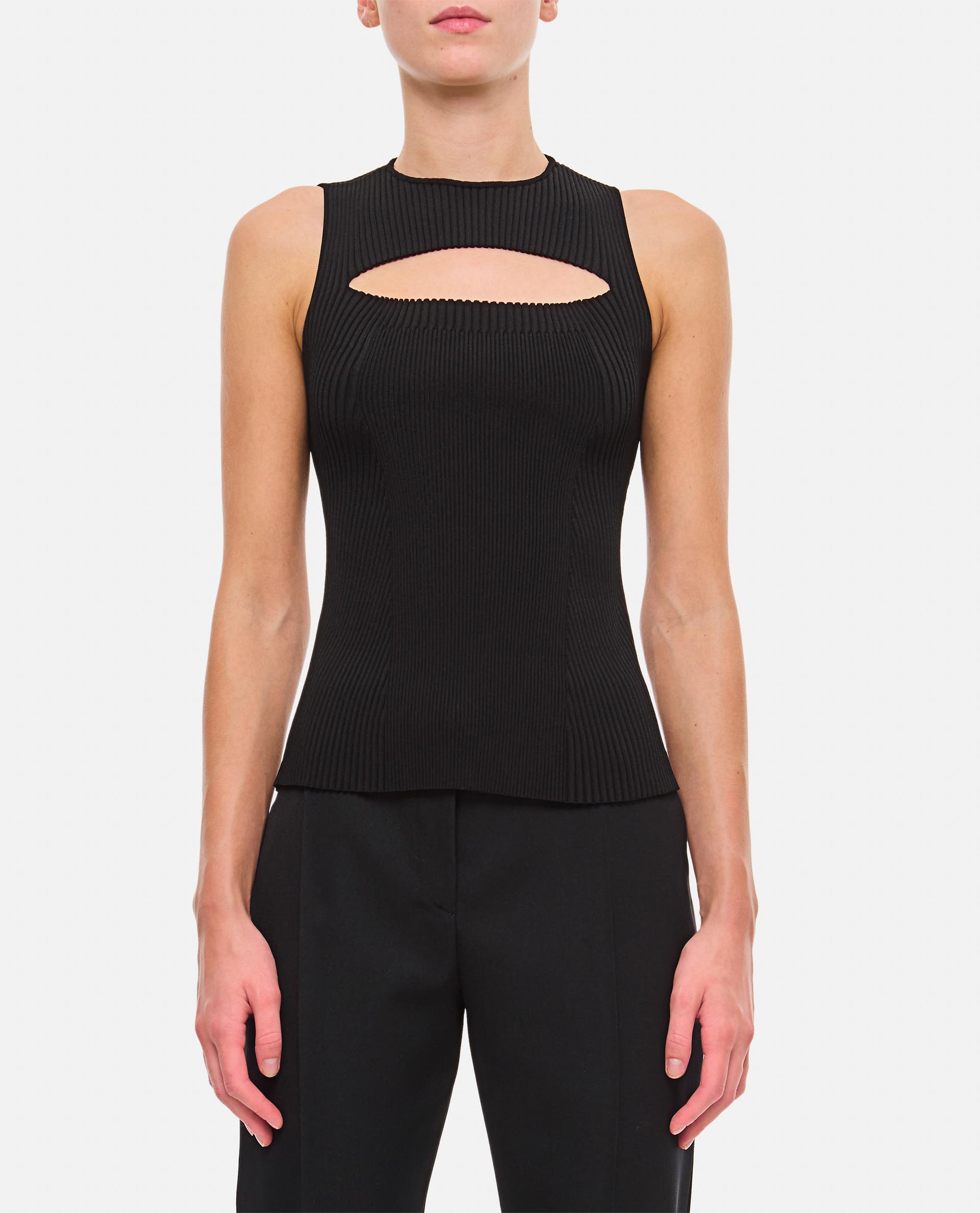 alexander mcqueen top black vi pa pl ea - women