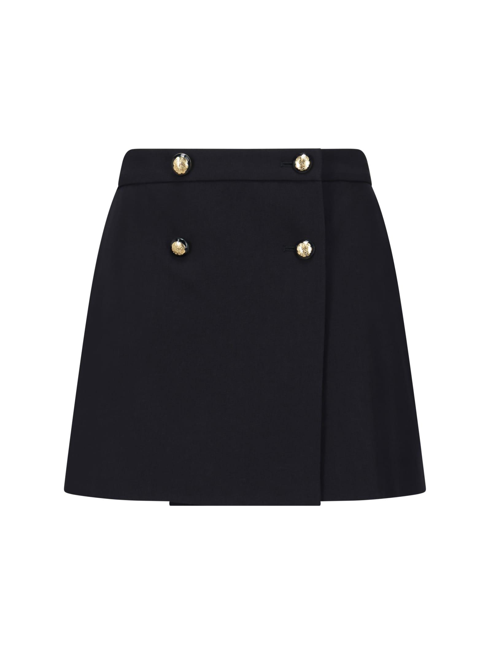 alexander mcqueen wrap skirt