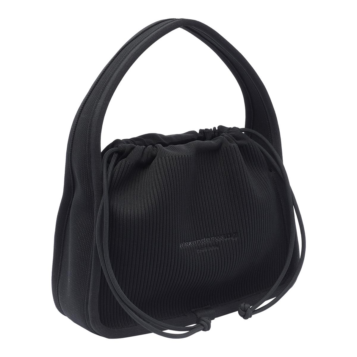 alexander wang bags black fabric - women