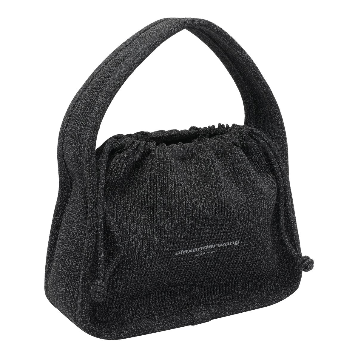 alexander wang bags black fabric - women