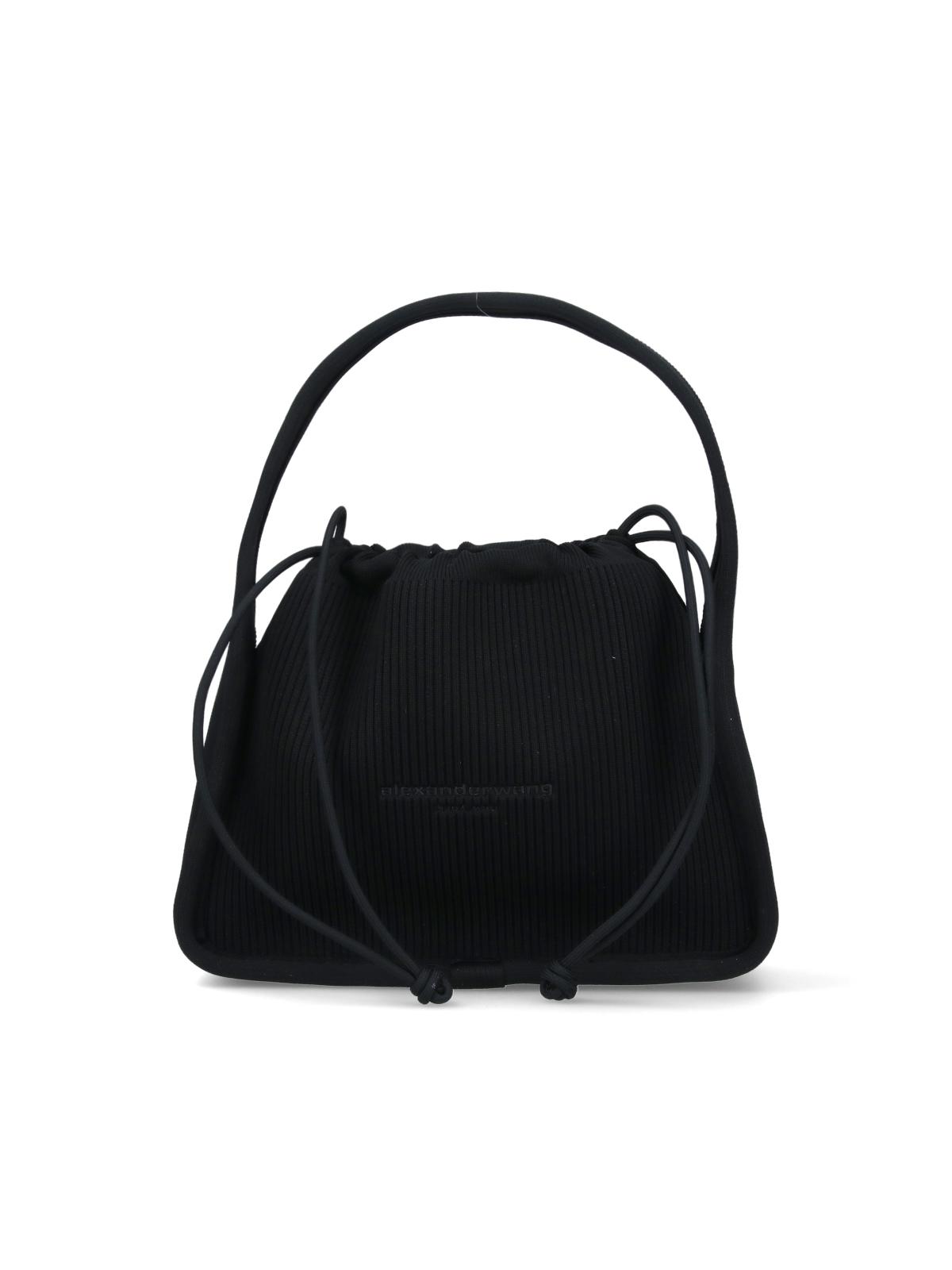 alexander wang bags black polyester - women