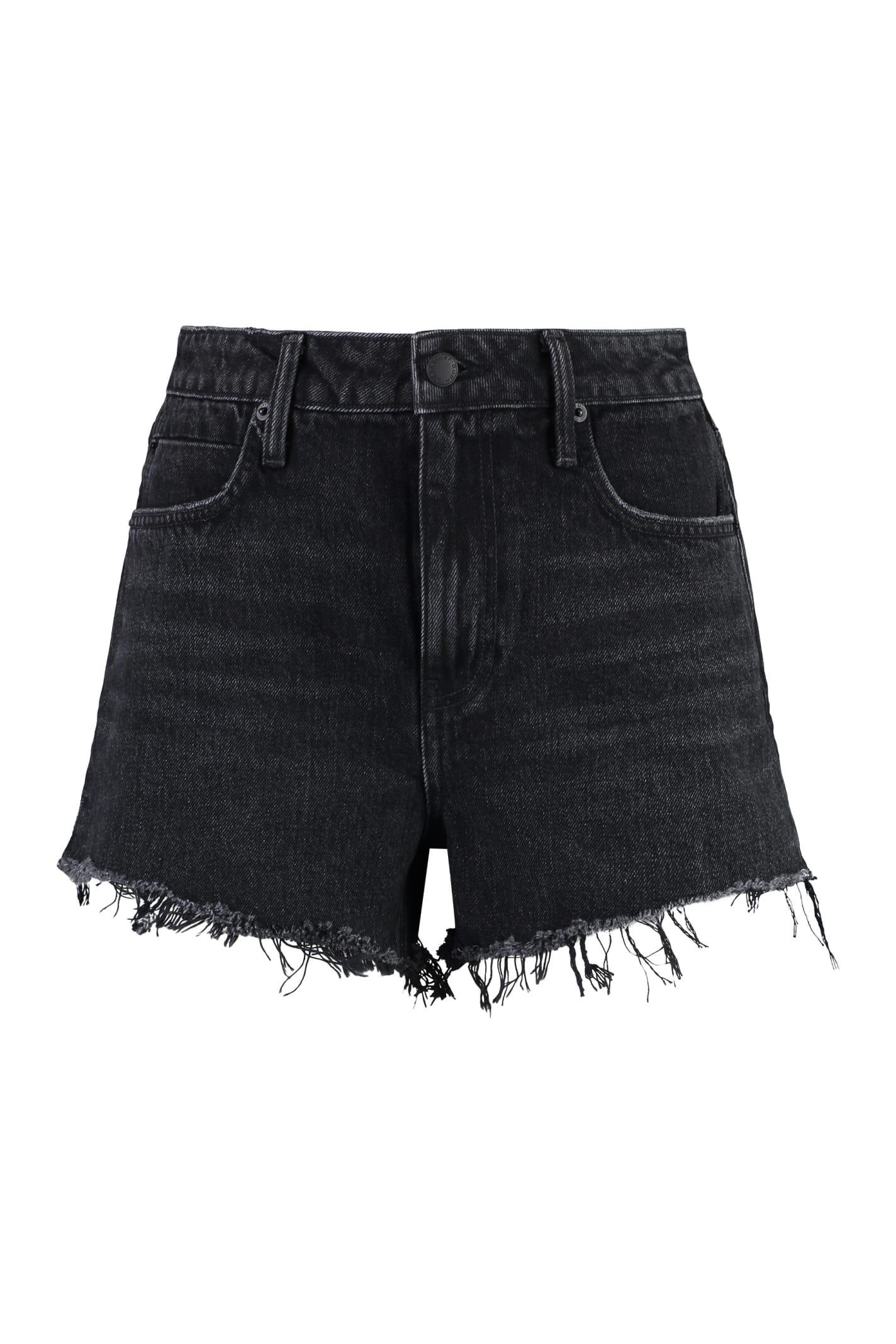 alexander wang bite denim shorts