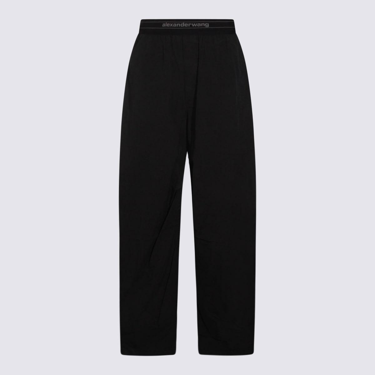 alexander wang black cotton pants
