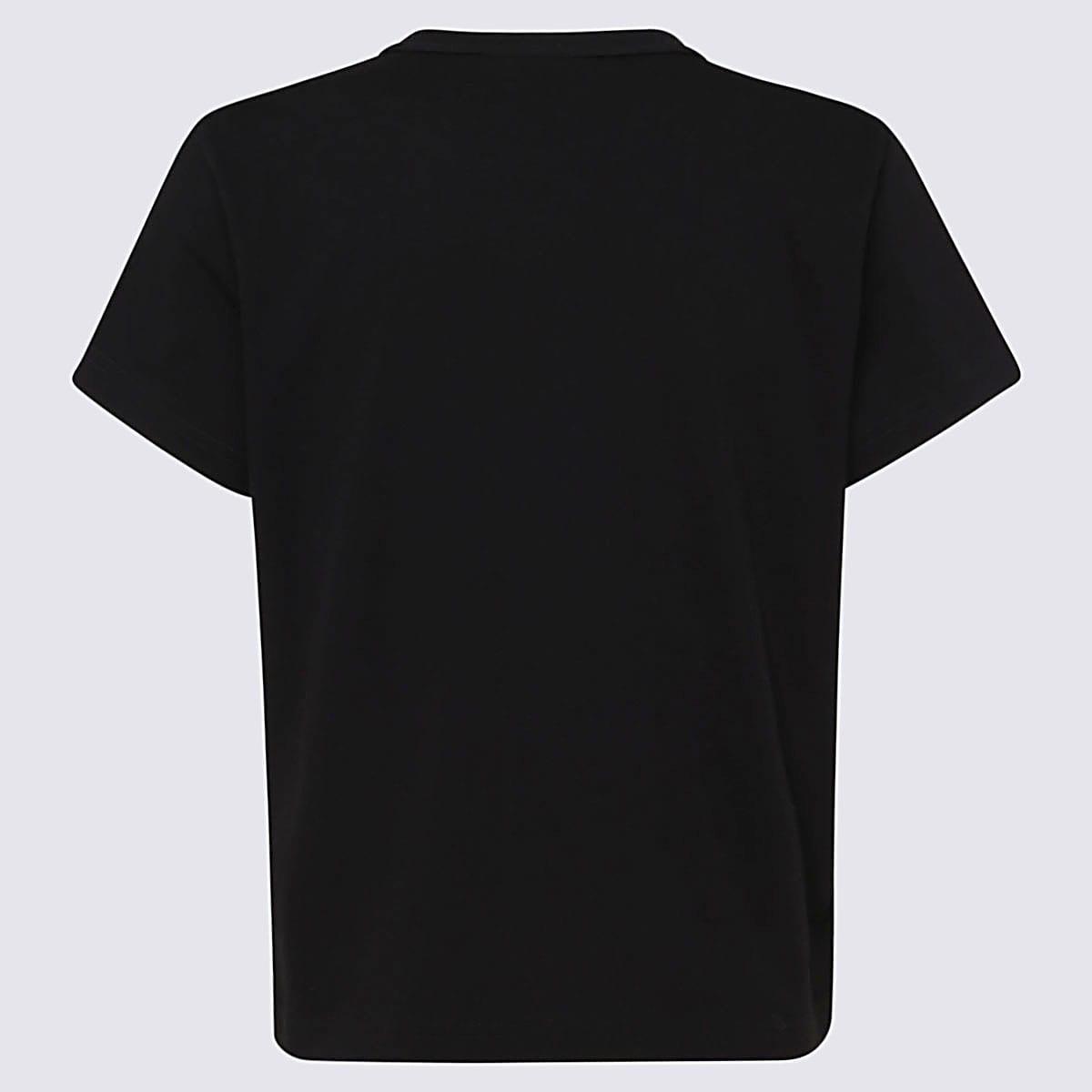 alexander wang black cotton t-shirt