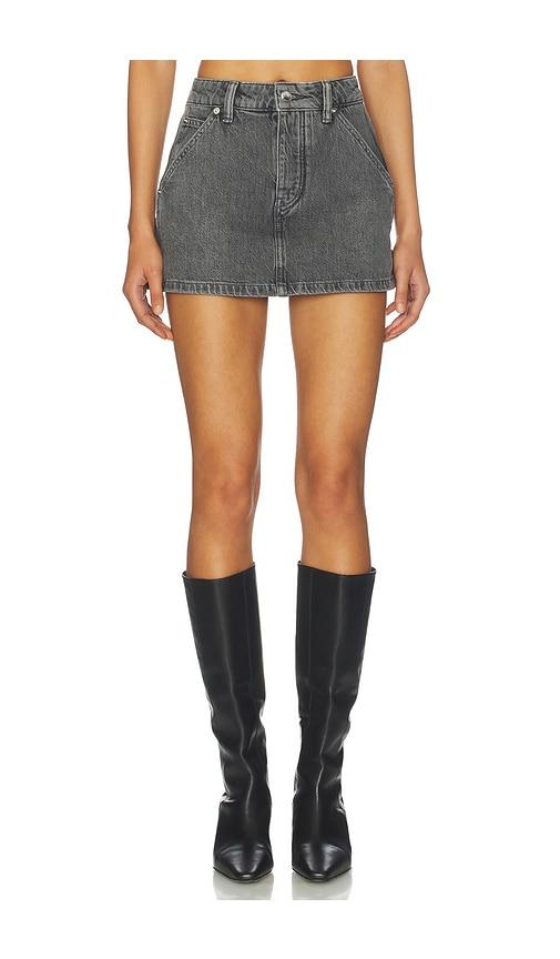 alexander wang carpenter skort in grey.