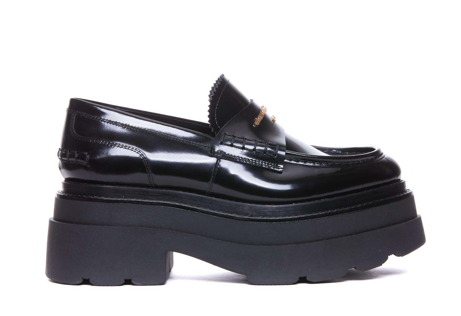 alexander wang carter platform loafers