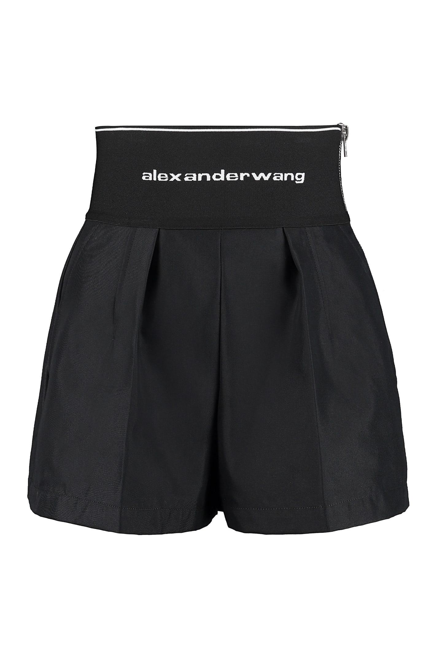 alexander wang cotton shorts