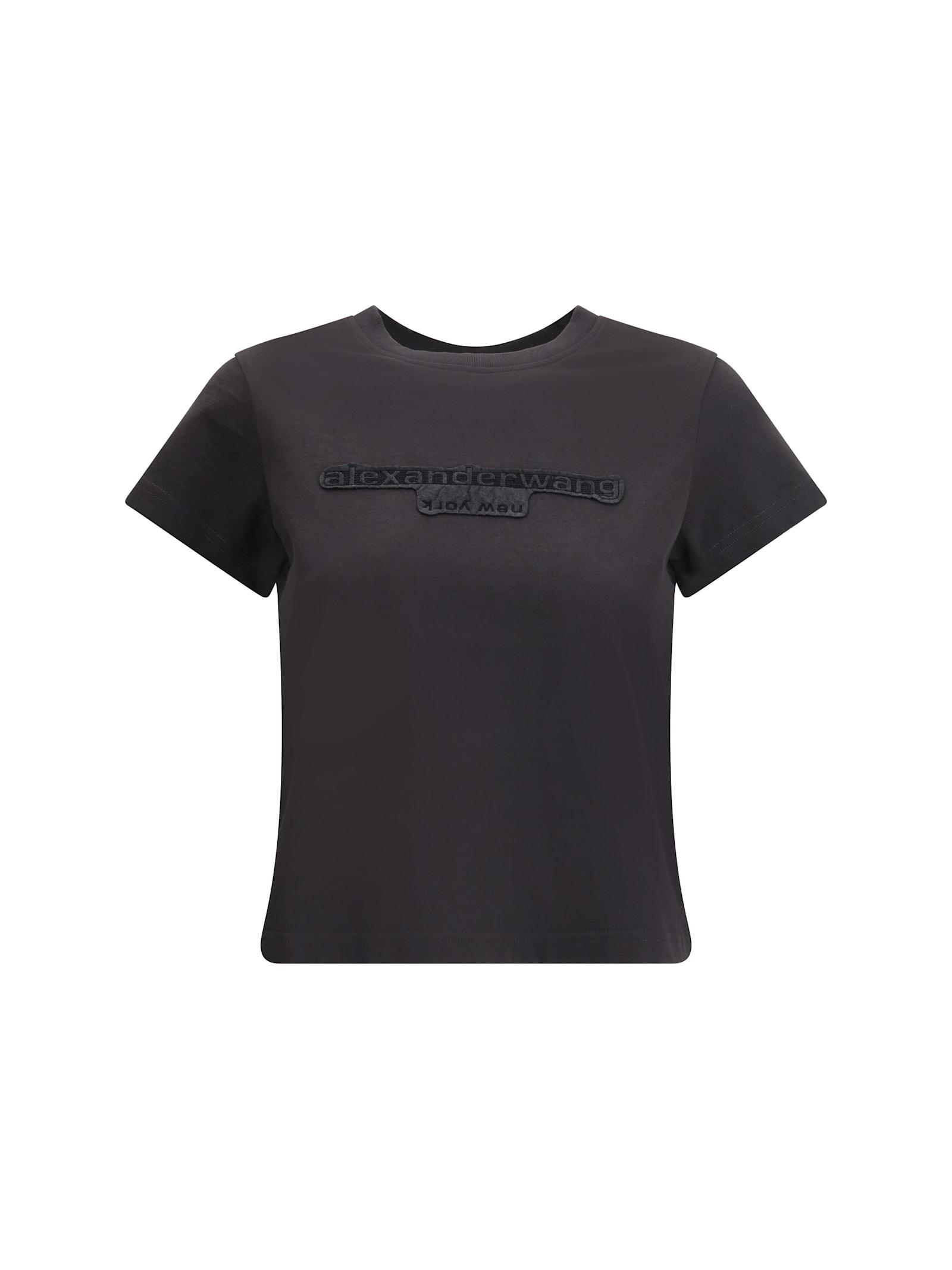 alexander wang cotton t-shirt with logo