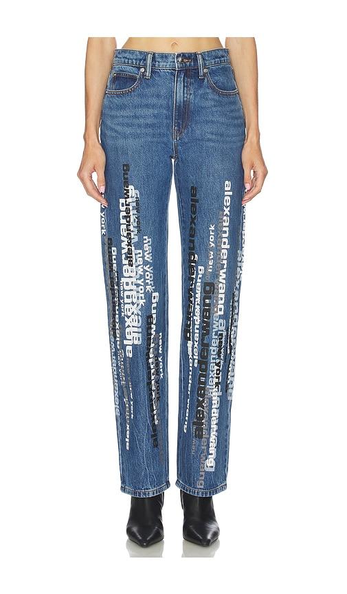 alexander wang ez jean in blue.