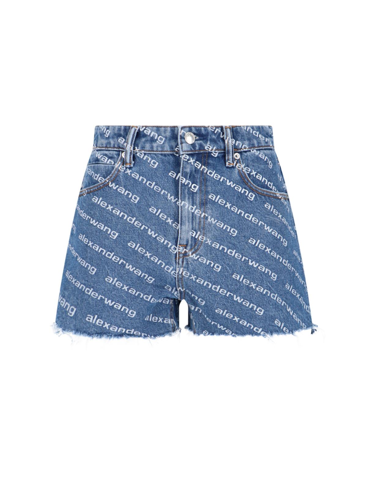 alexander wang jeans blue cotton - women
