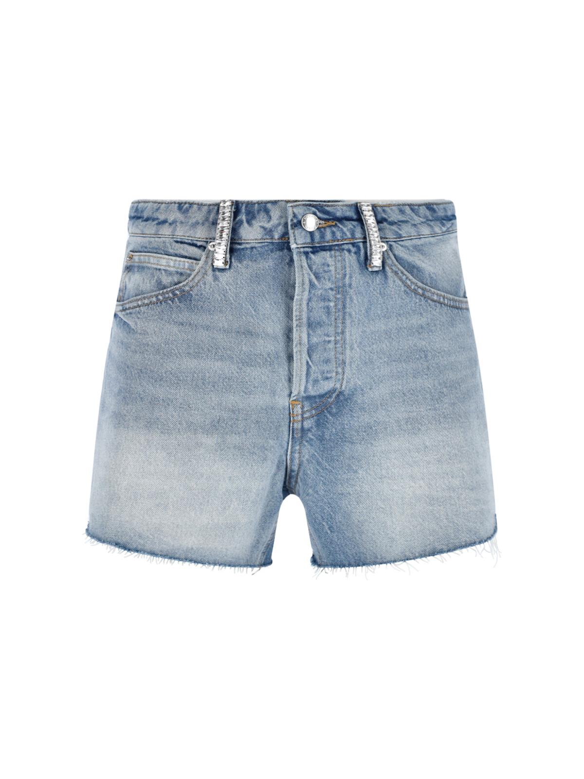 alexander wang jeans blue cotton - women