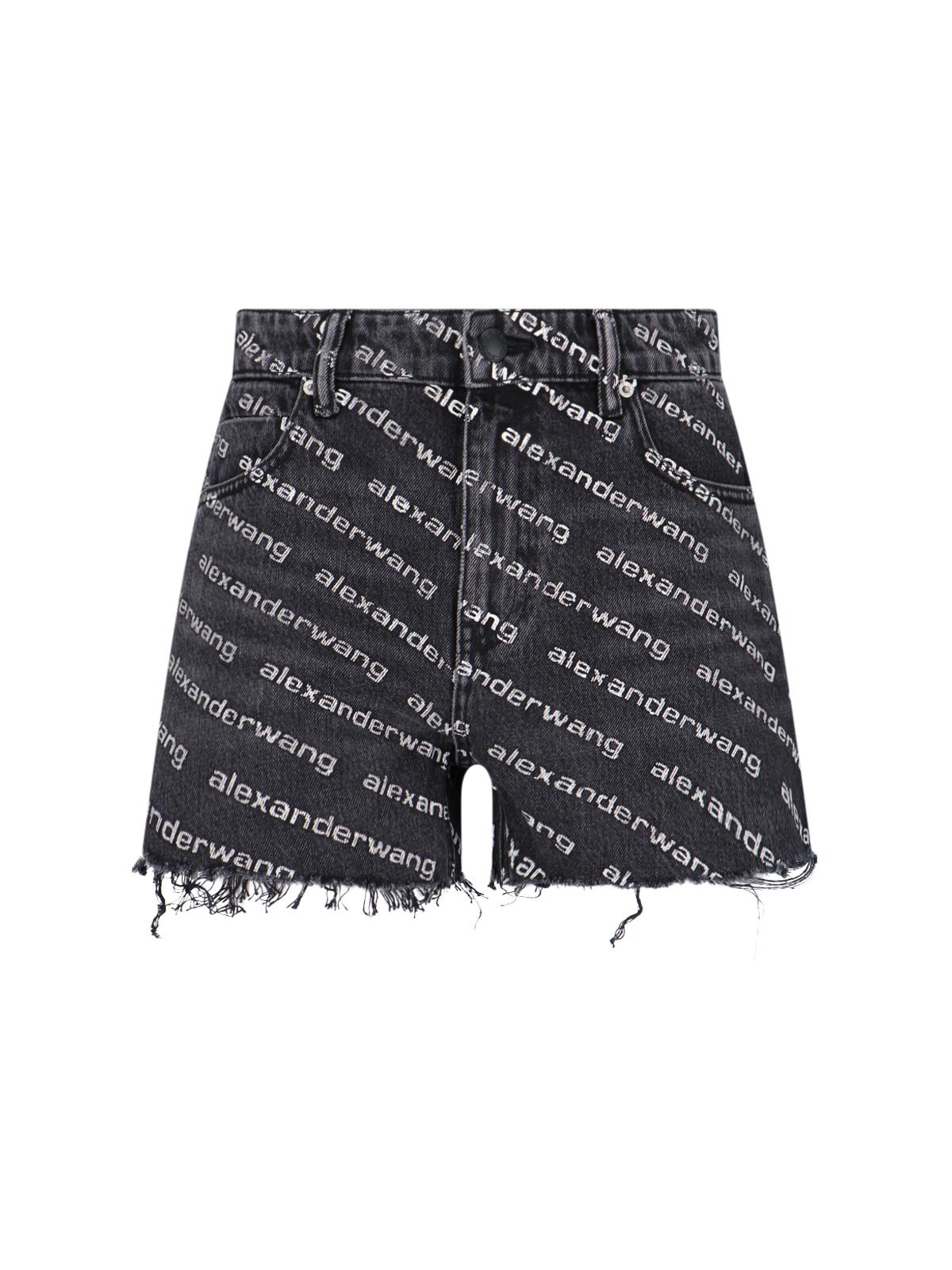 alexander wang jeans grey cotton - women