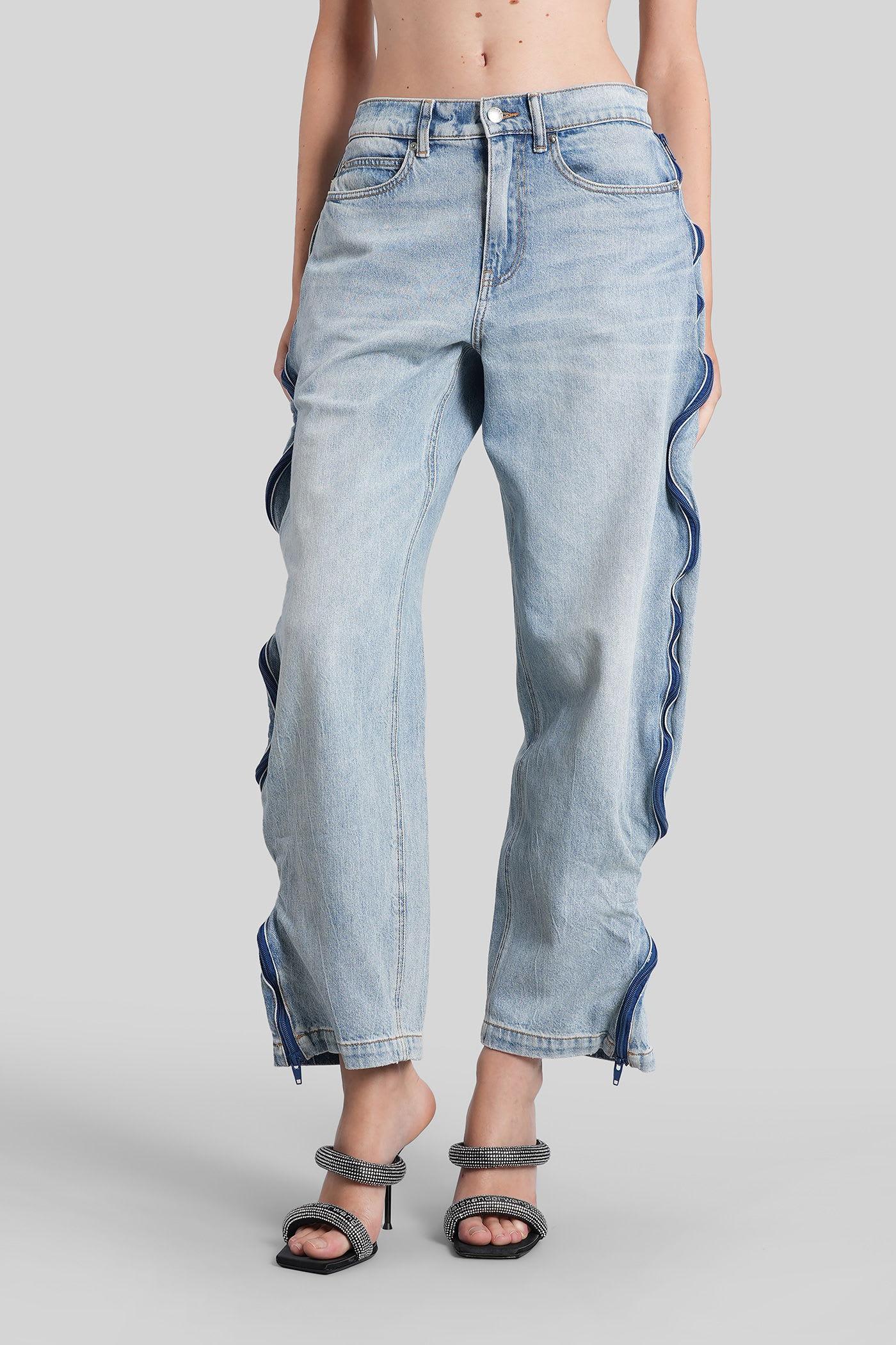 alexander wang jeans in blue cotton