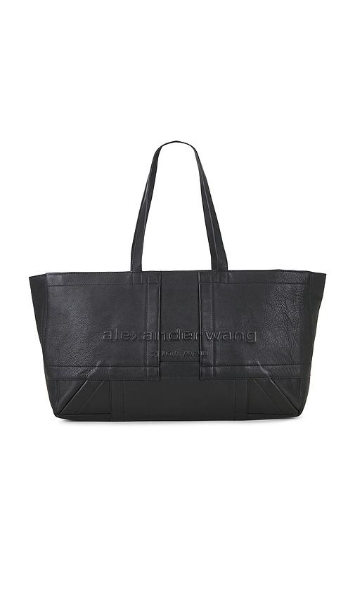 alexander wang large pack tote in black.