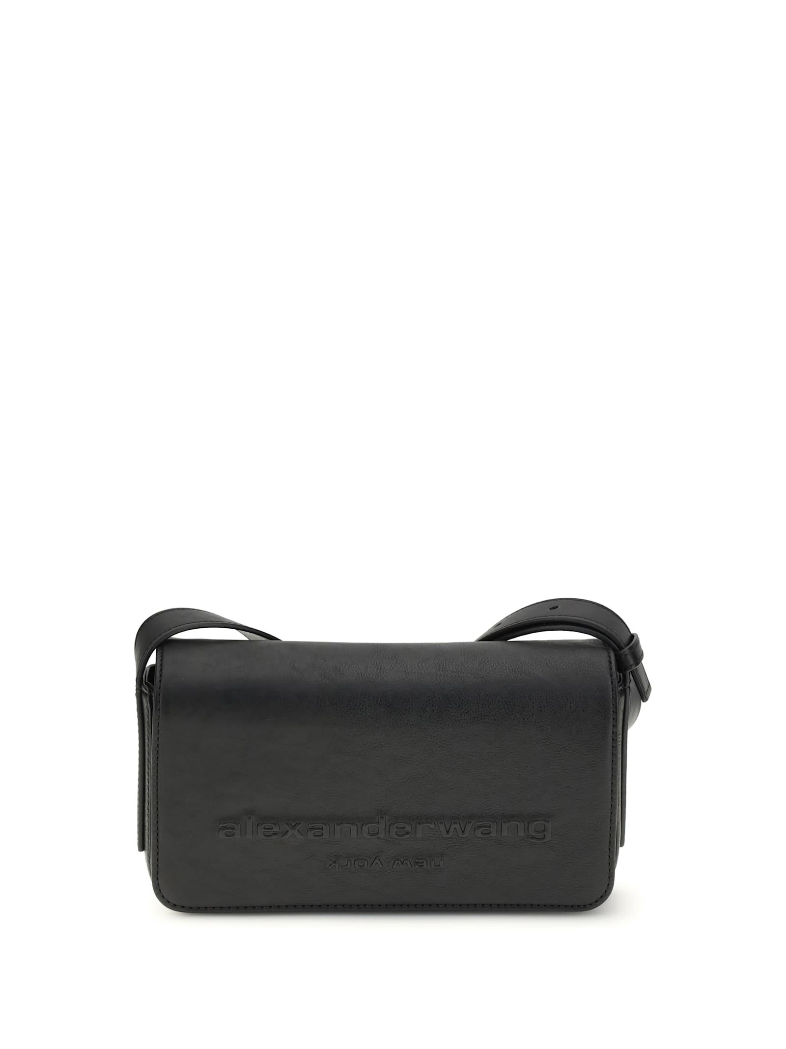 alexander wang leather shoulder bag