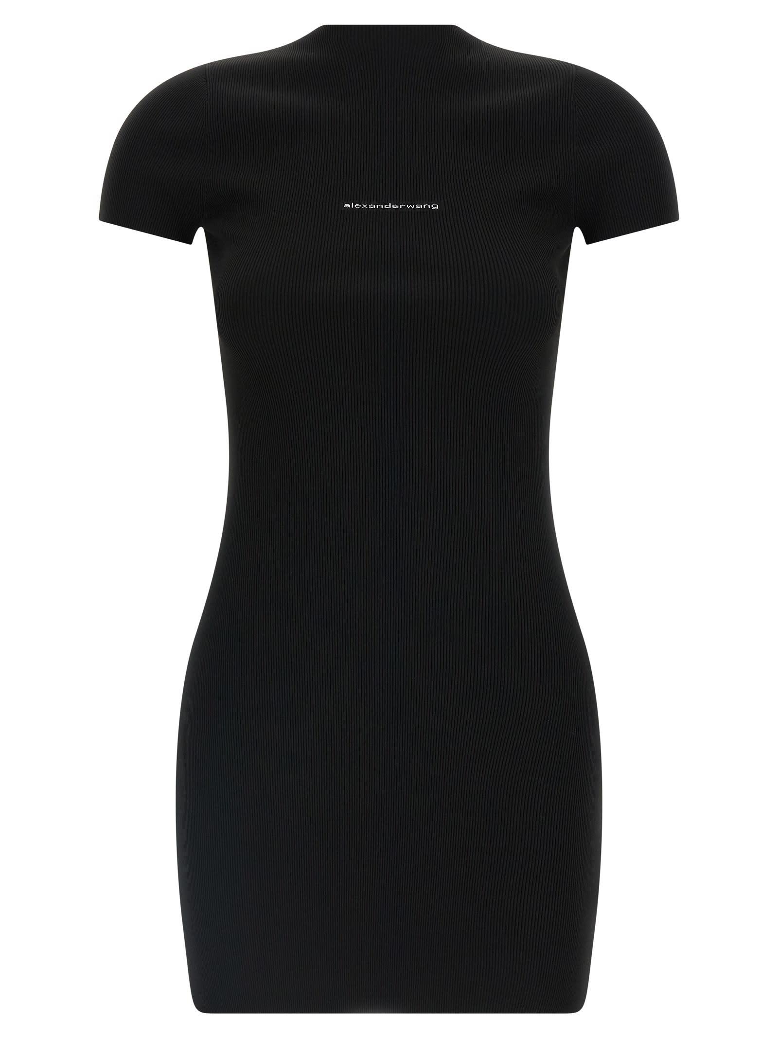 alexander wang logo dress