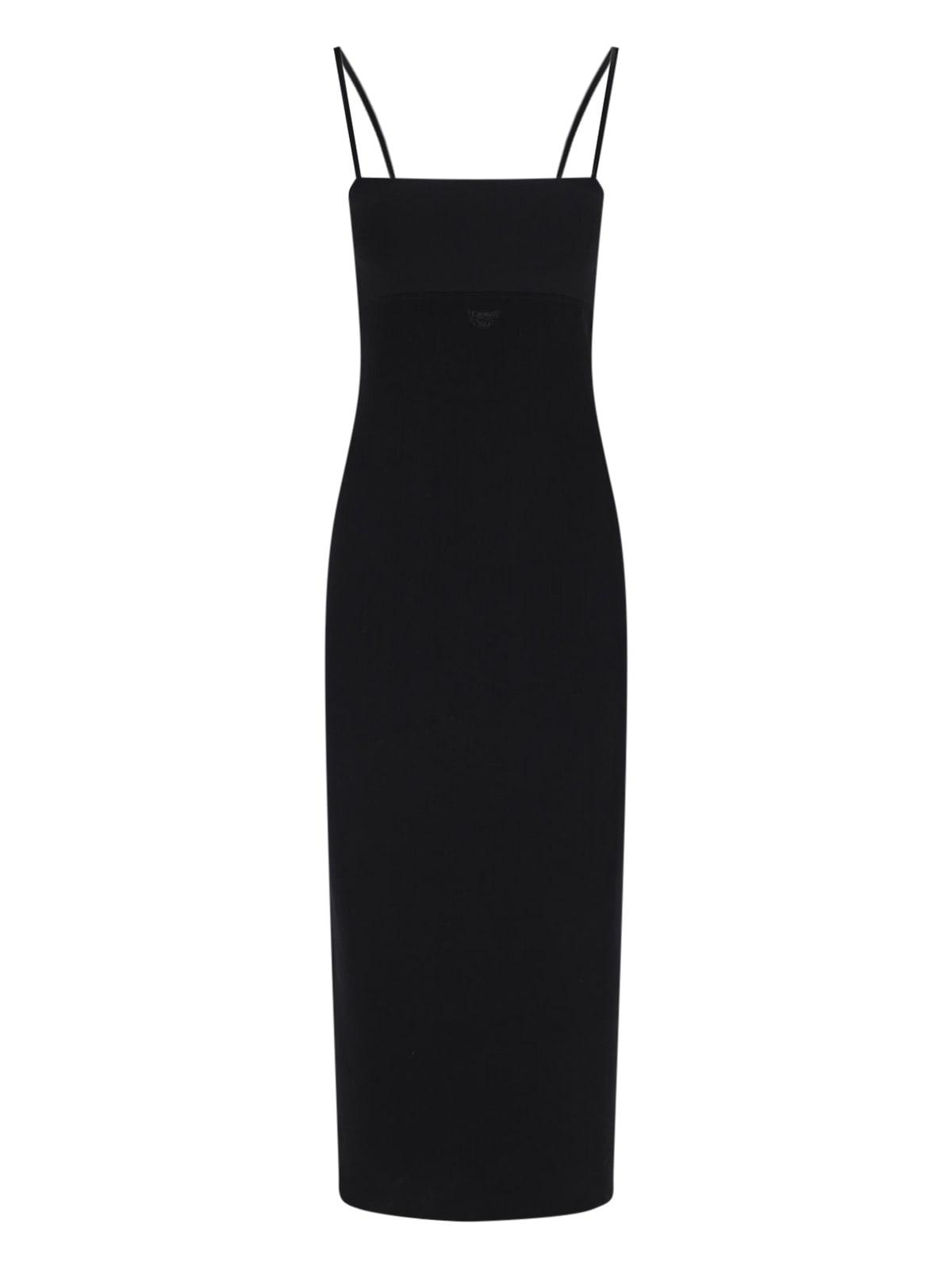 alexander wang logo midi dress