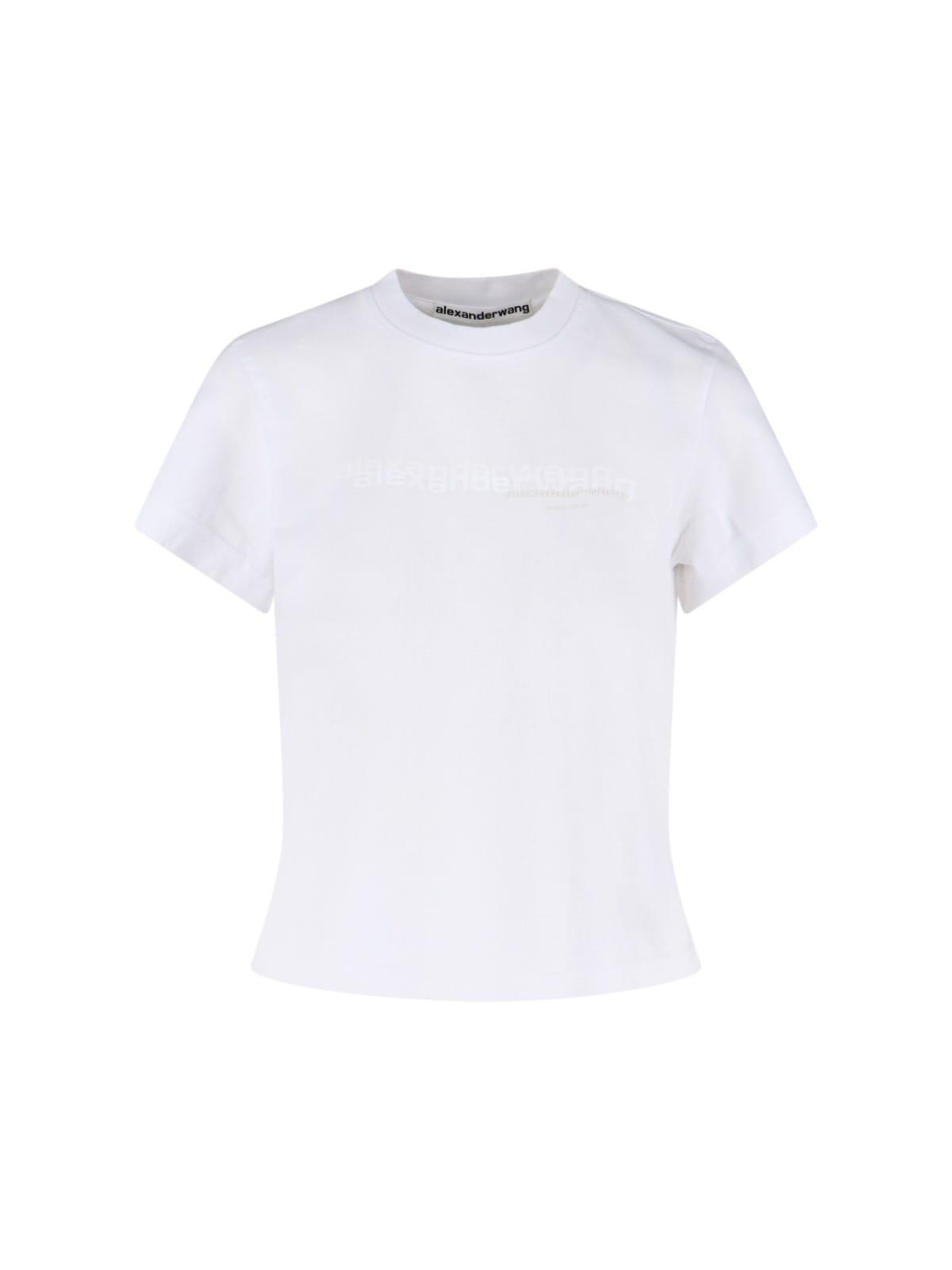 alexander wang logo t-shirt