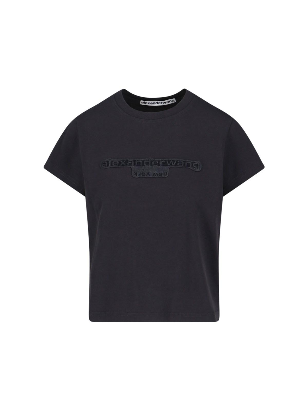 alexander wang logo t-shirt