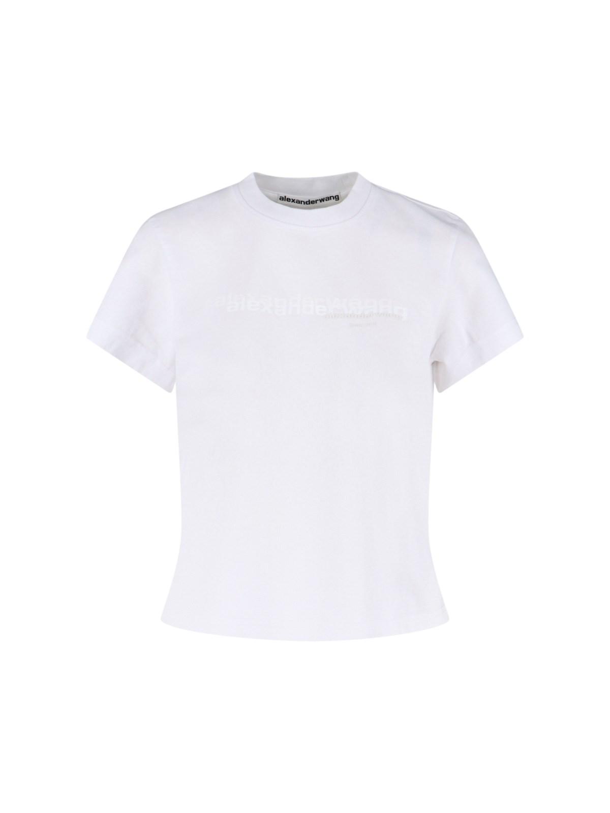 alexander wang logo t-shirt