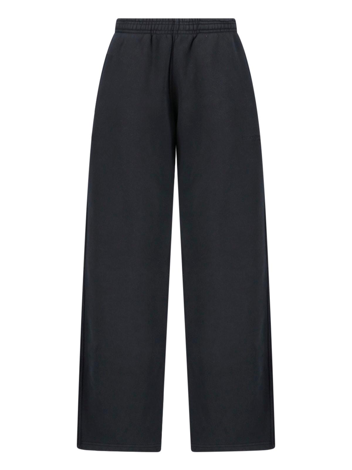alexander wang logo track pants