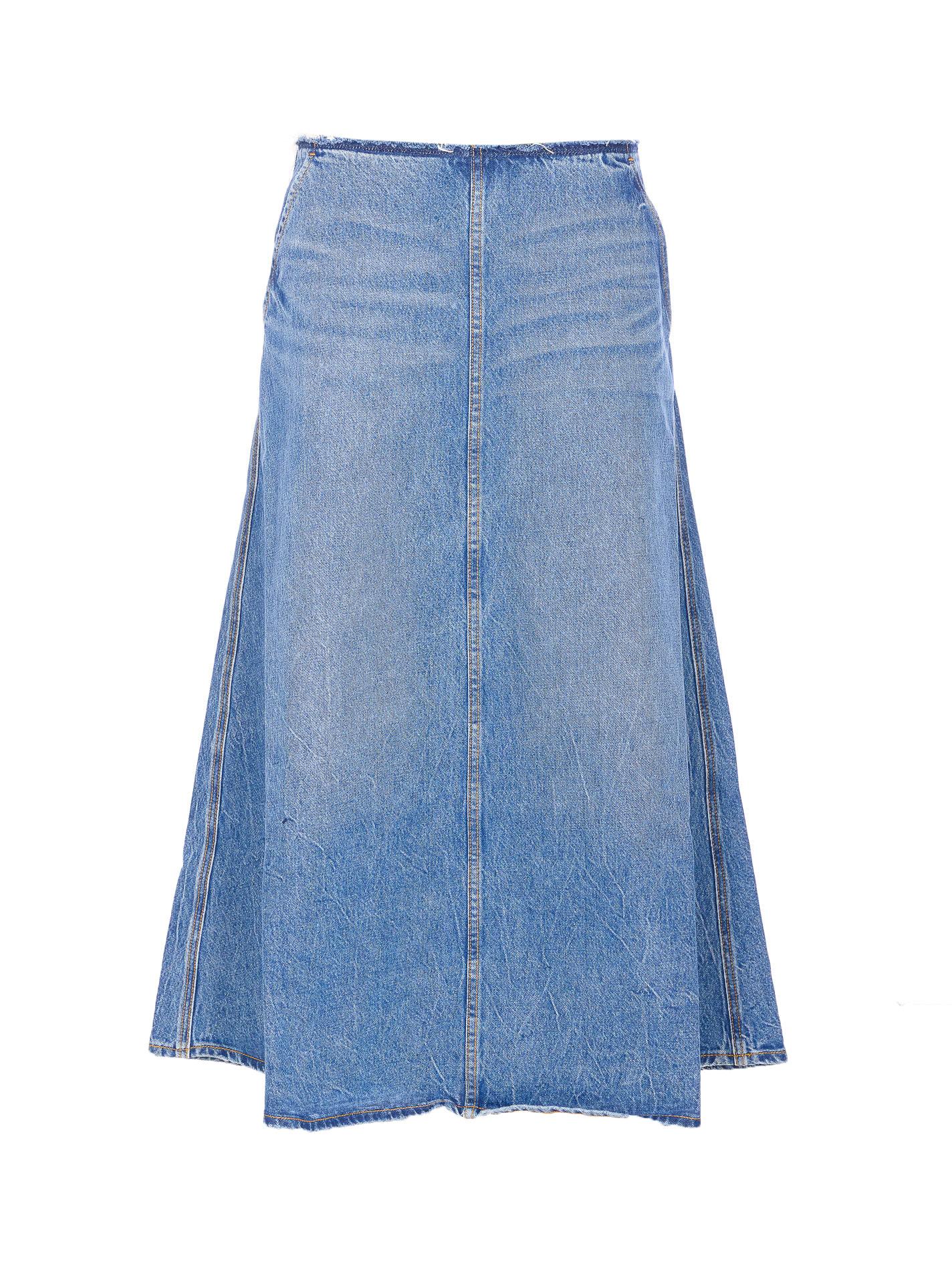 alexander wang low rise a line skirt