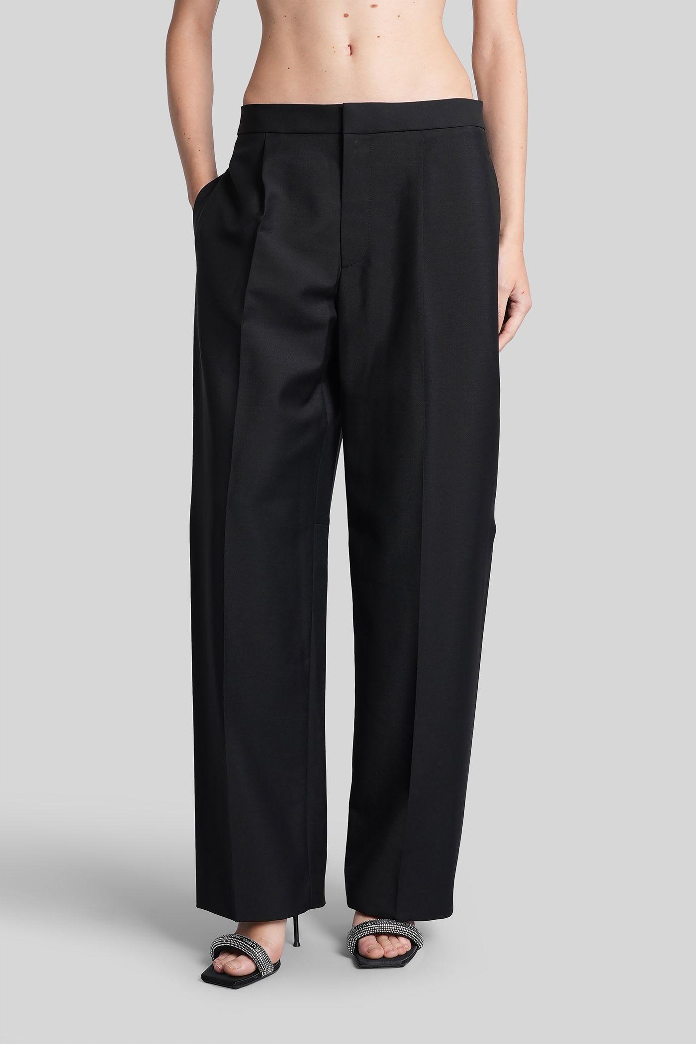 alexander wang pants in black wool