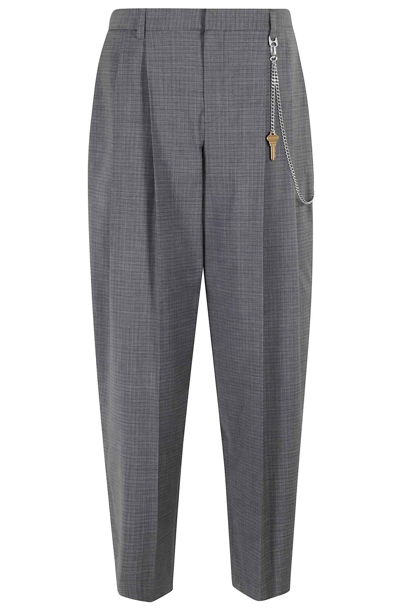 alexander wang pants in grey wool