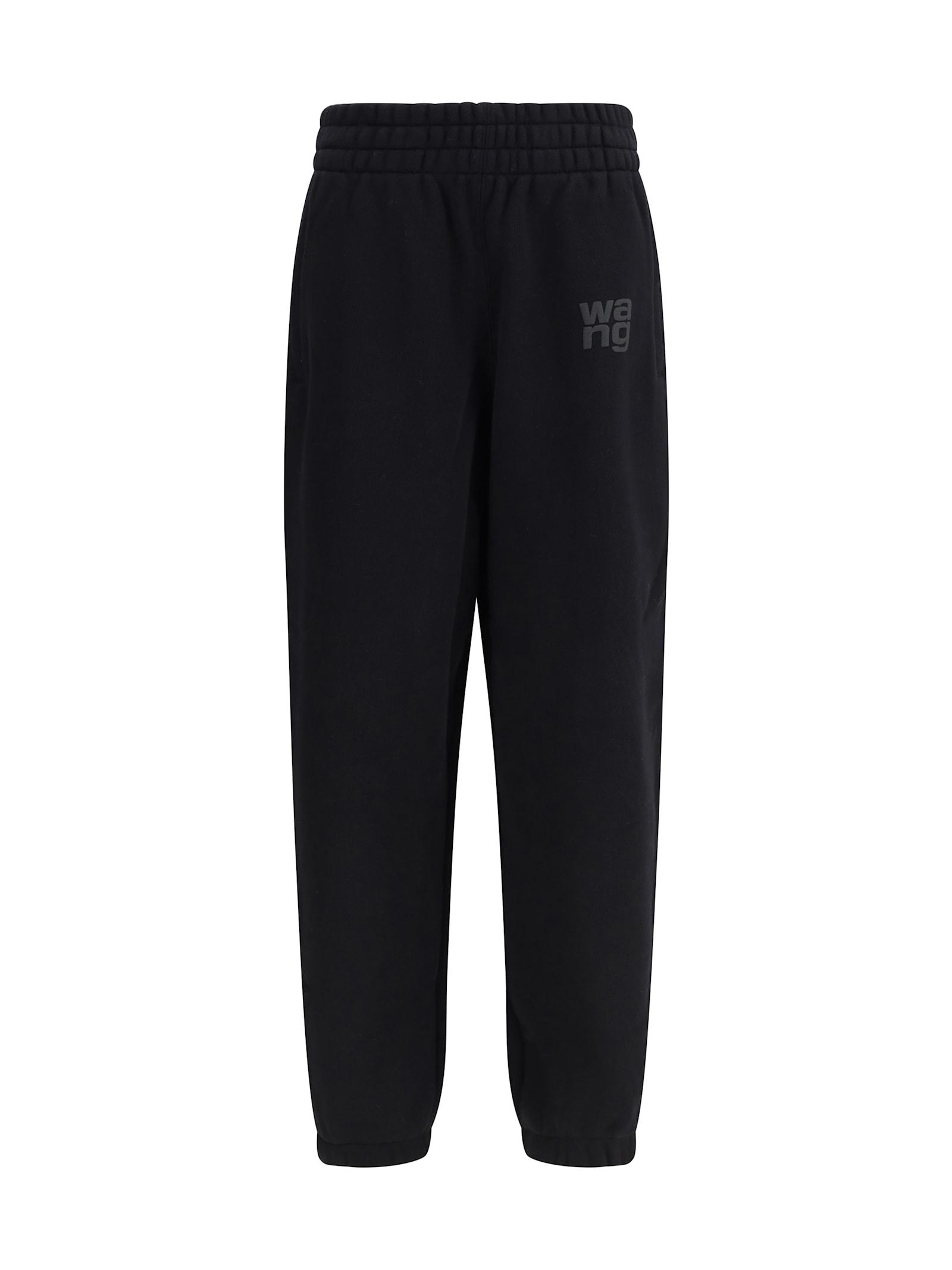 alexander wang puff-print logo sweatpants