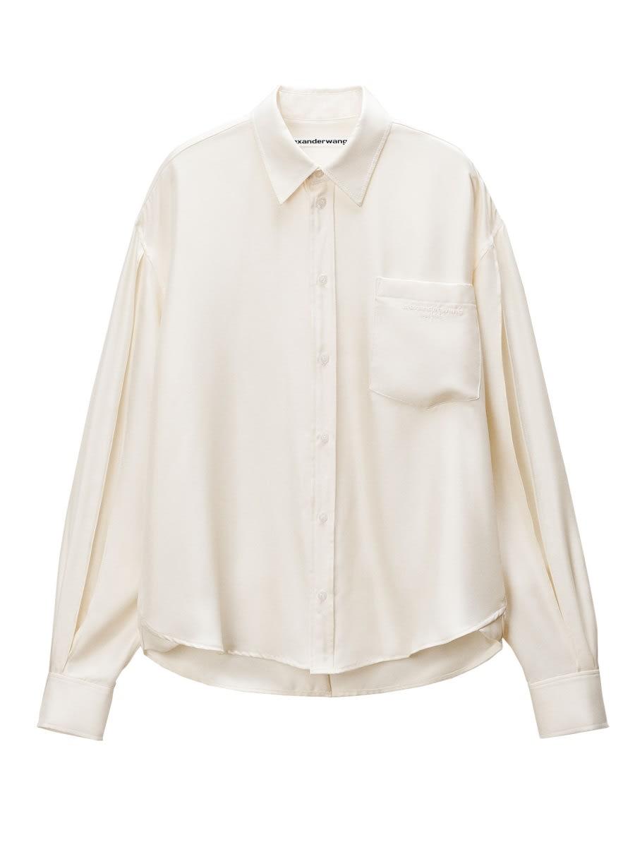 alexander wang silk shirt