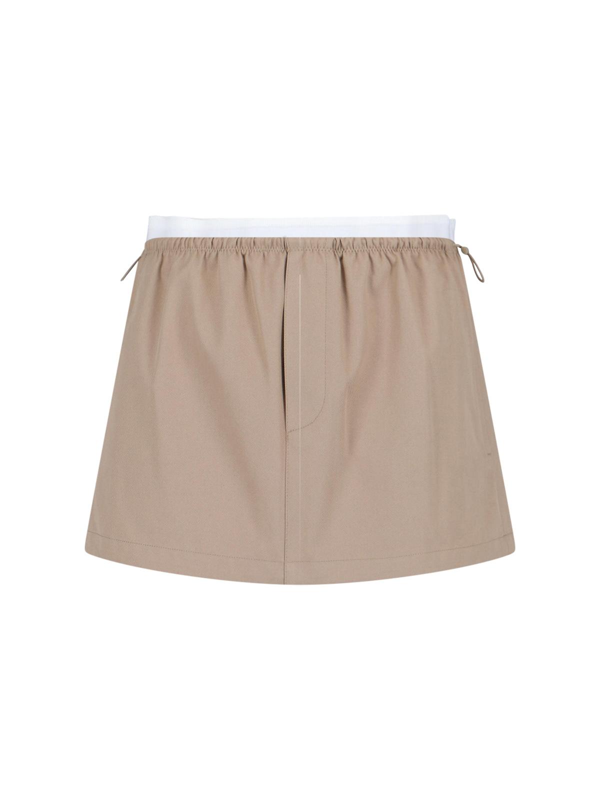 alexander wang skirts beige cotton - women