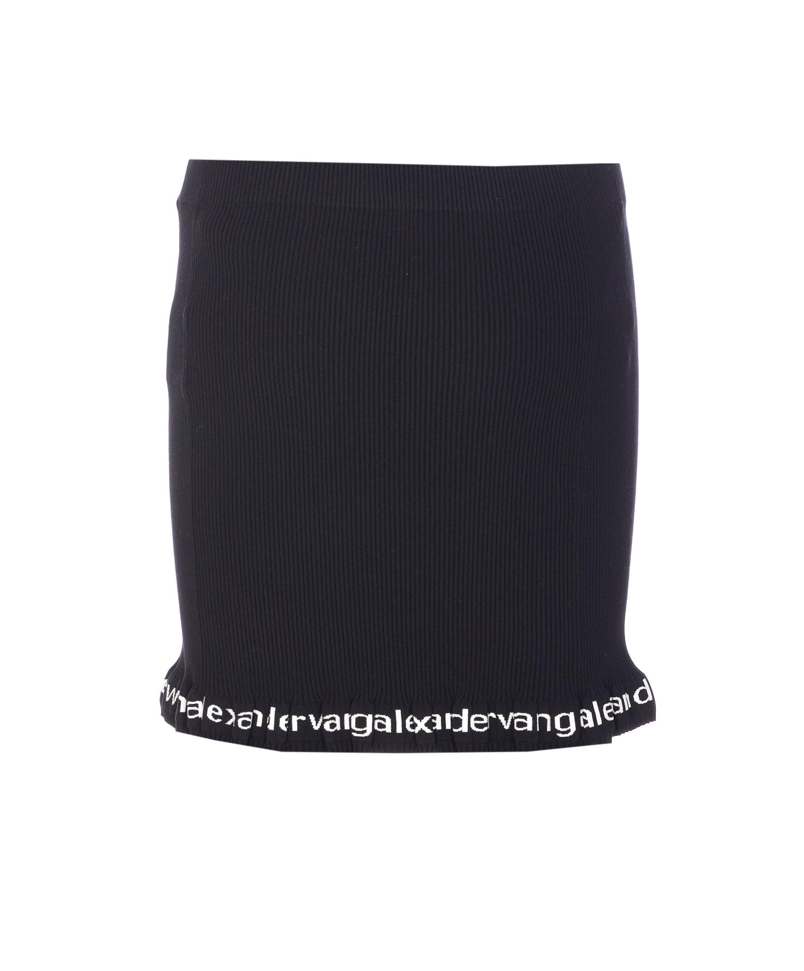 alexander wang skirts black polyamide - women