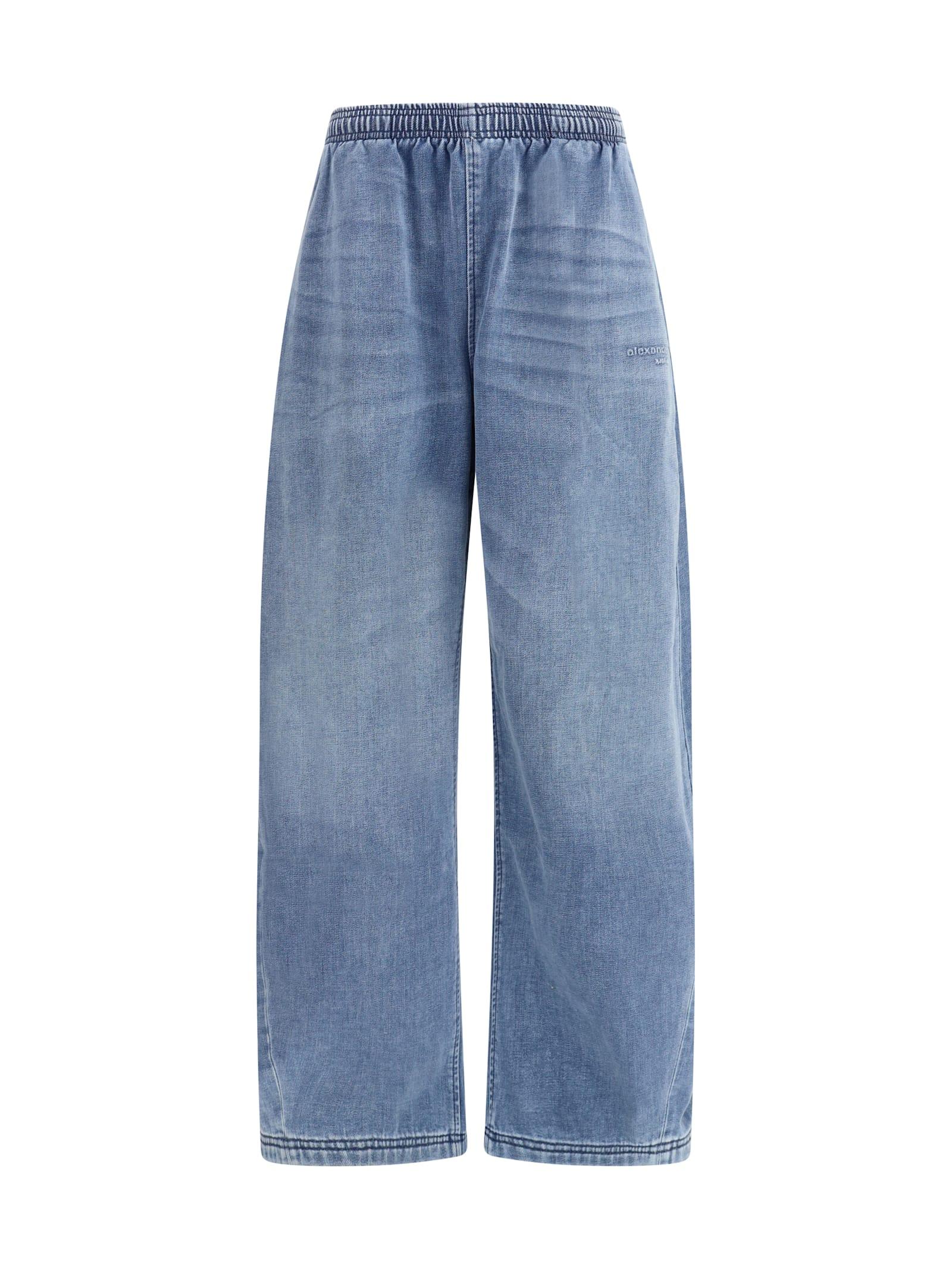 alexander wang sporty pants with an elastic waistband