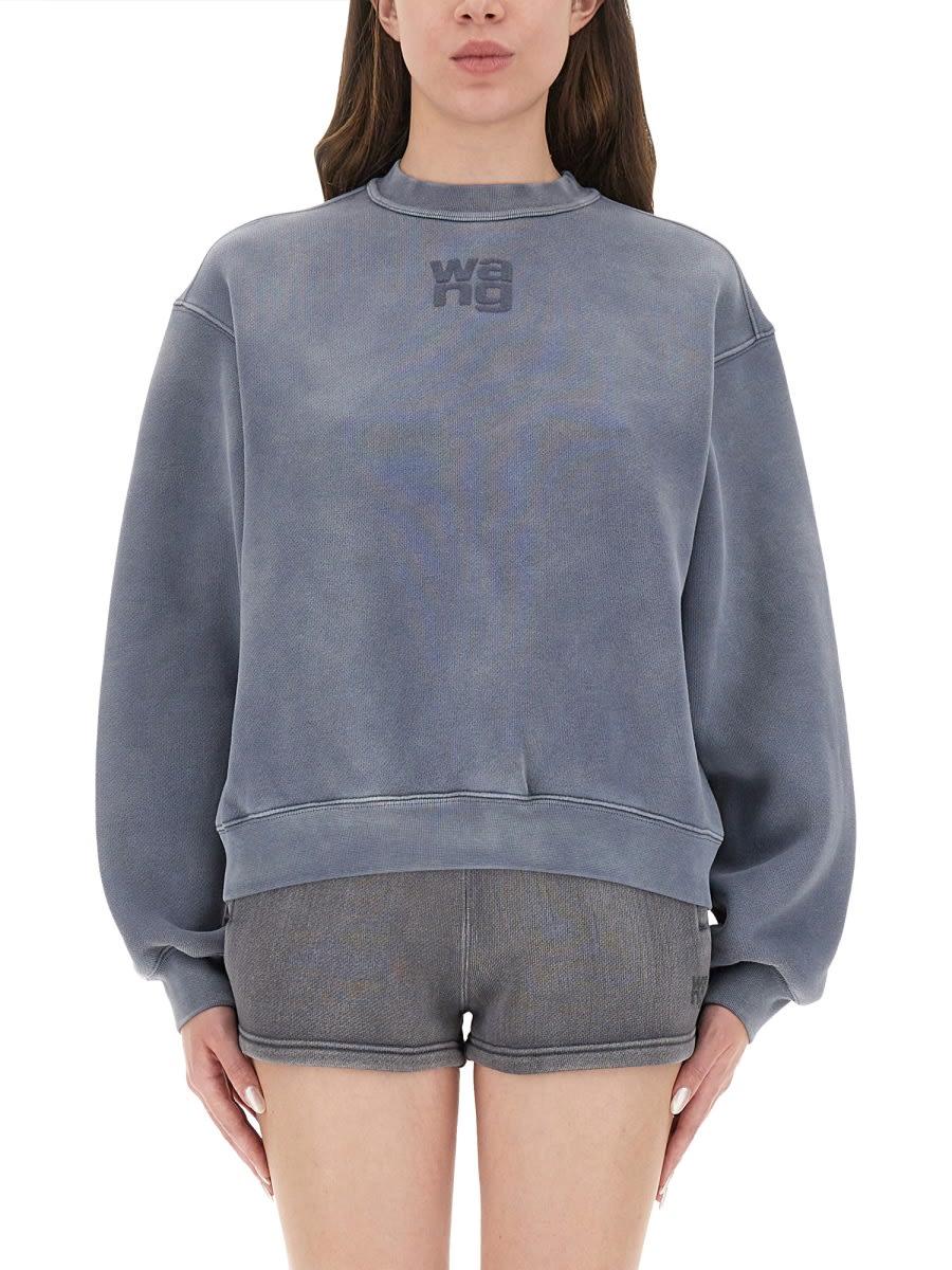alexander wang sweatshirt with logo