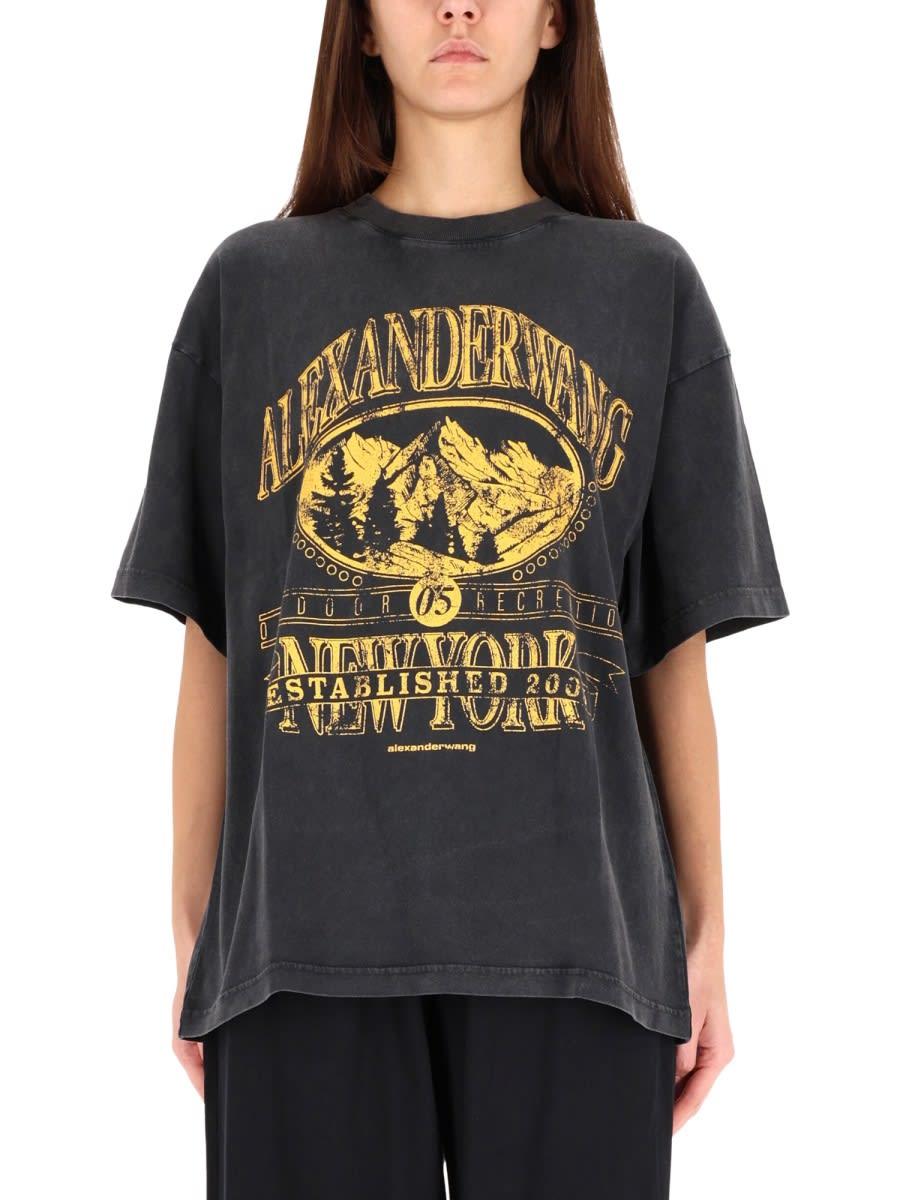 alexander wang t-shirt with print