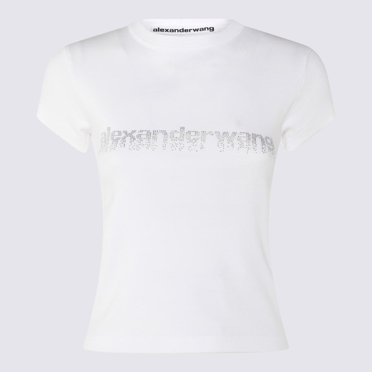 alexander wang white cotton t-shirt