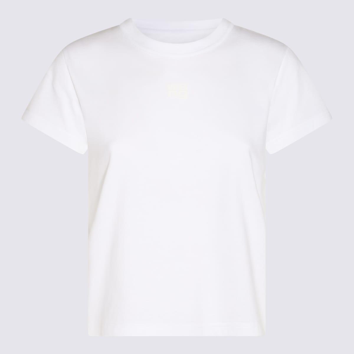 alexander wang white cotton t-shirt