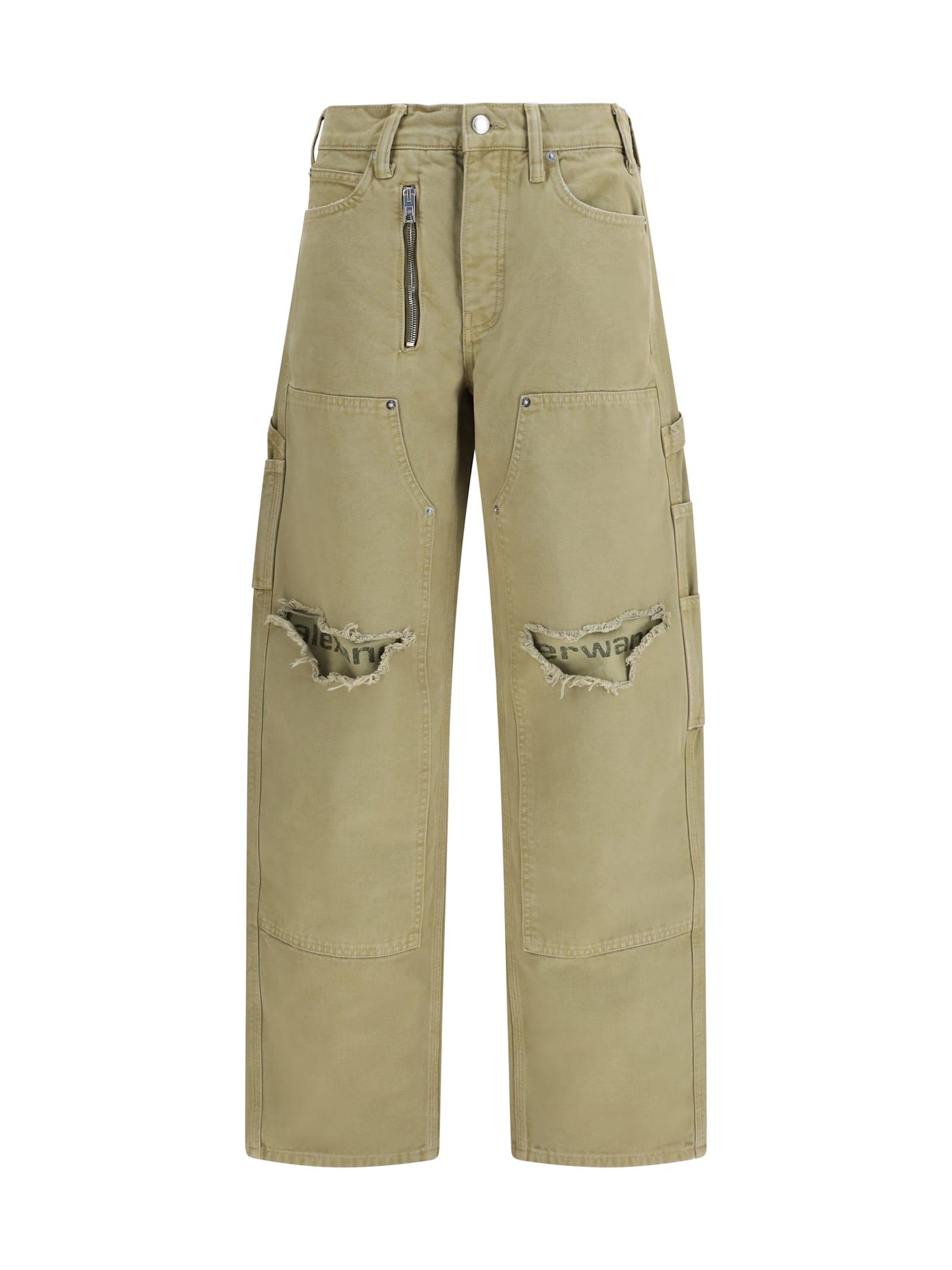 alexander wang zip carpenter pants