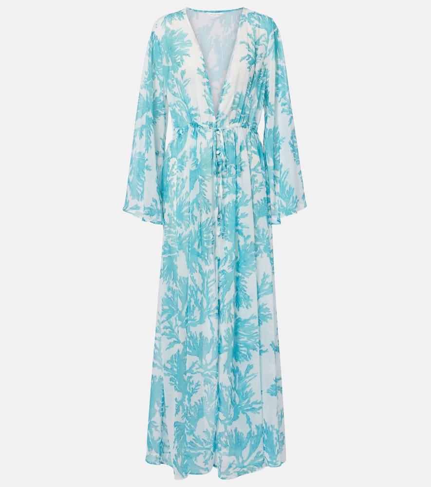 alexandra miro chloe floral georgette kaftan