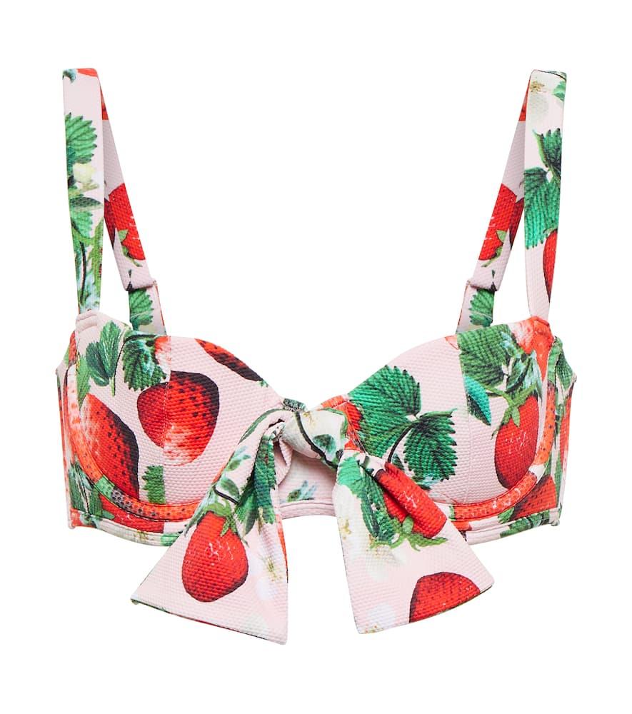 alexandra miro clara printed bikini top