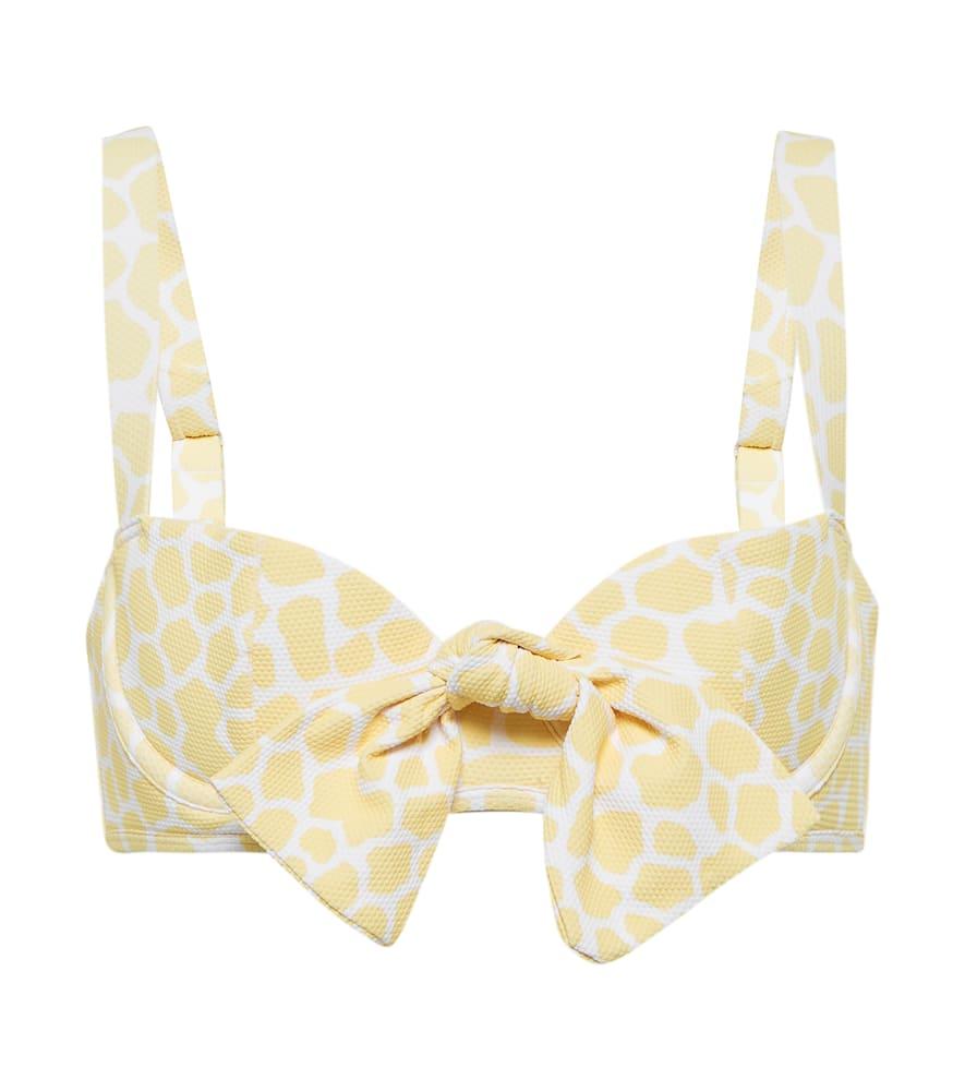 alexandra miro clara printed bikini top