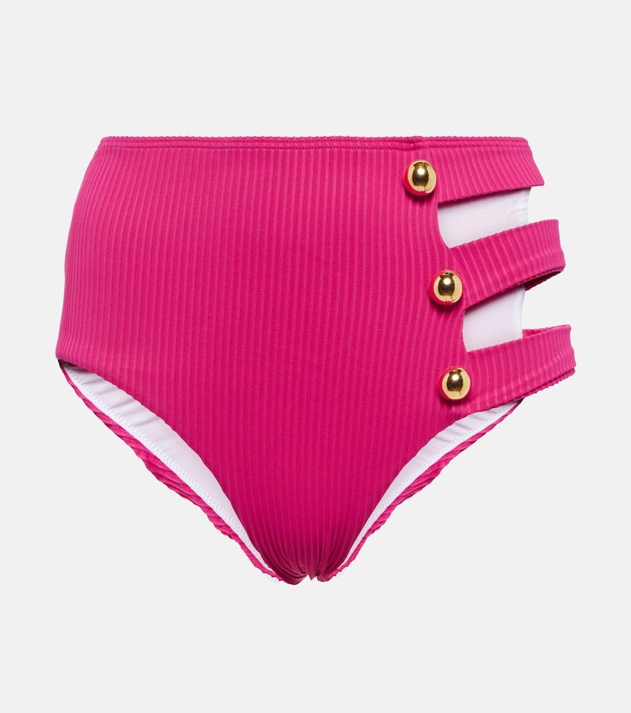 alexandra miro della cutout bikini bottoms