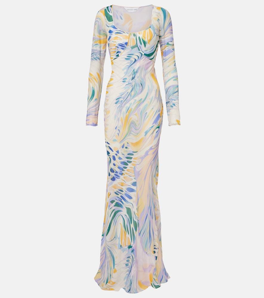 alexandra miro lois printed maxi dress