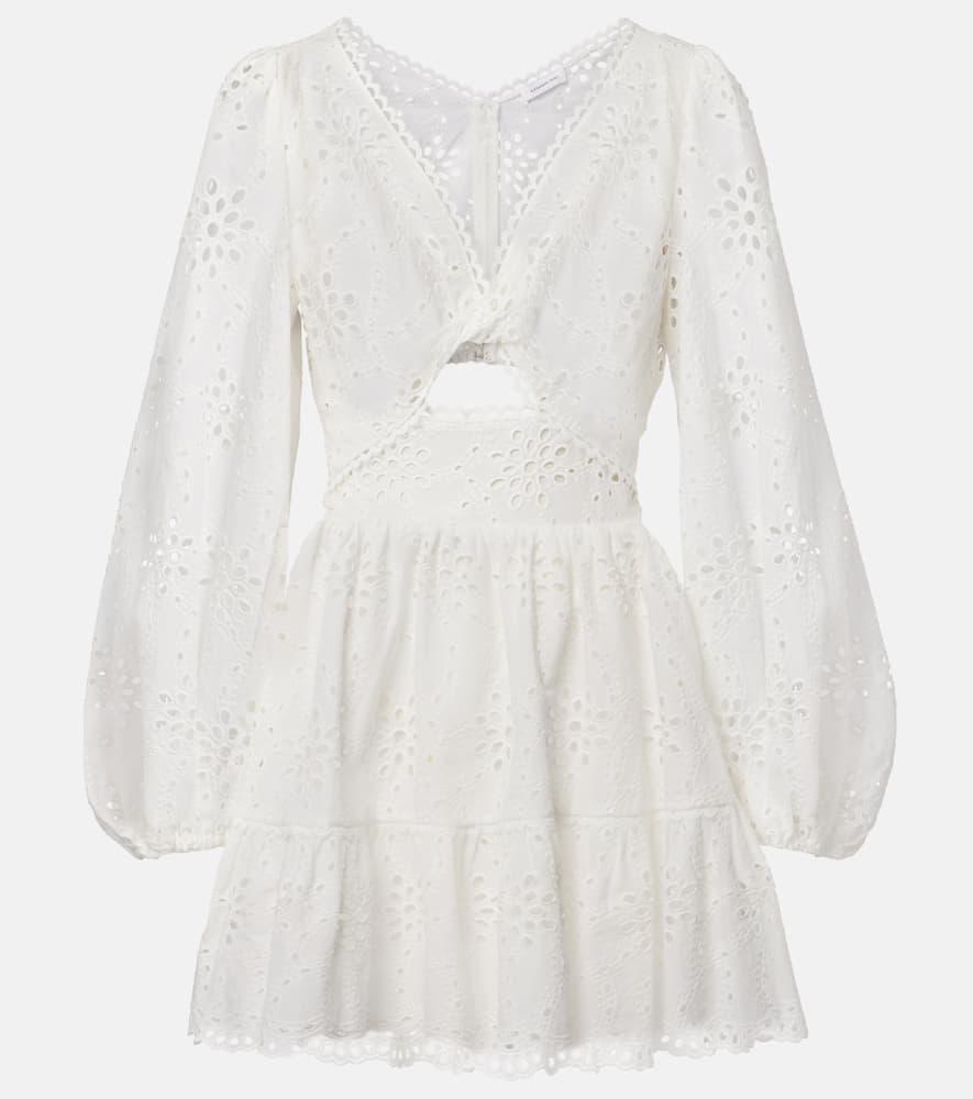 alexandra miro mariah cotton minidress