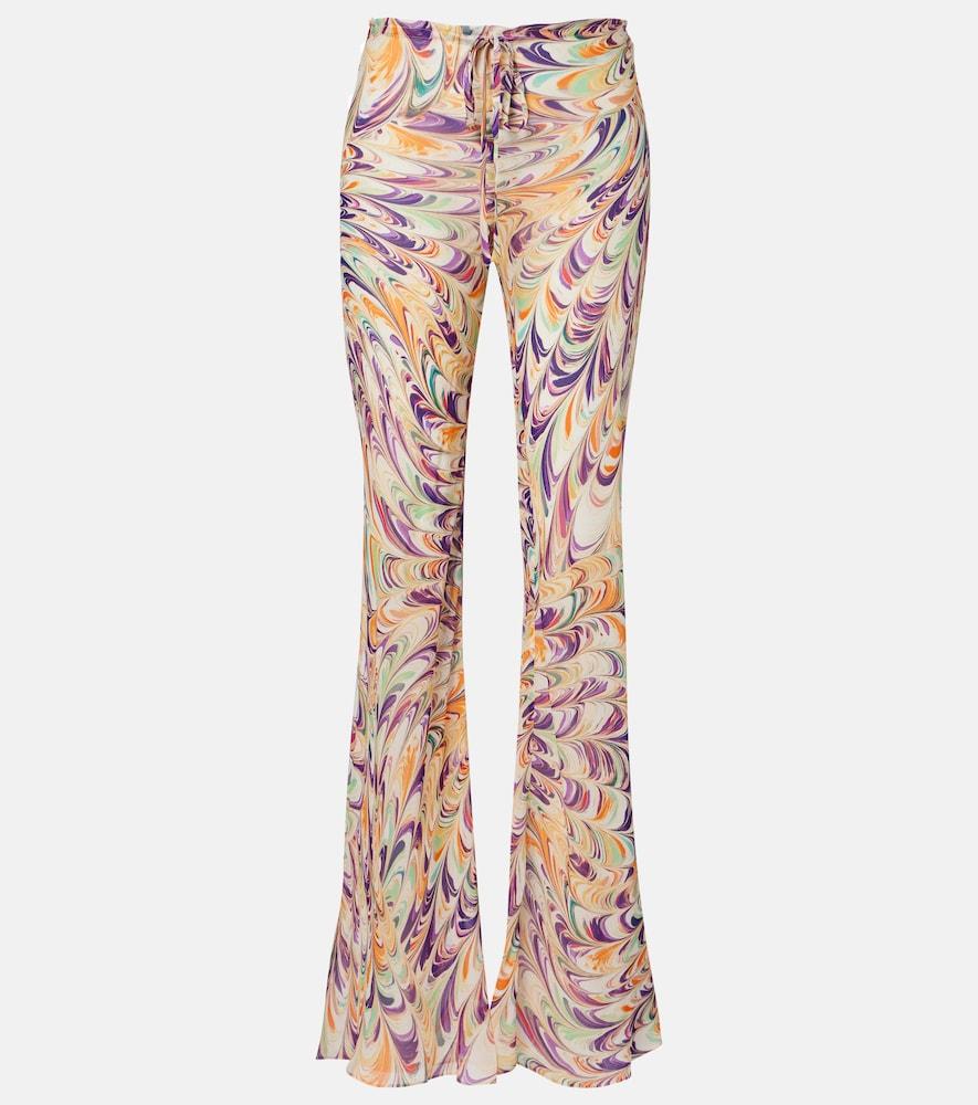 alexandra miro scarlett printed flared pants
